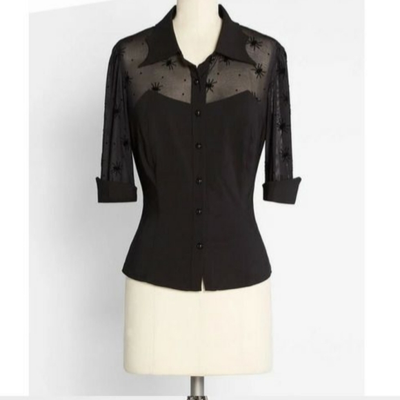 Collectif cute spider blouse - Picture 1 of 5